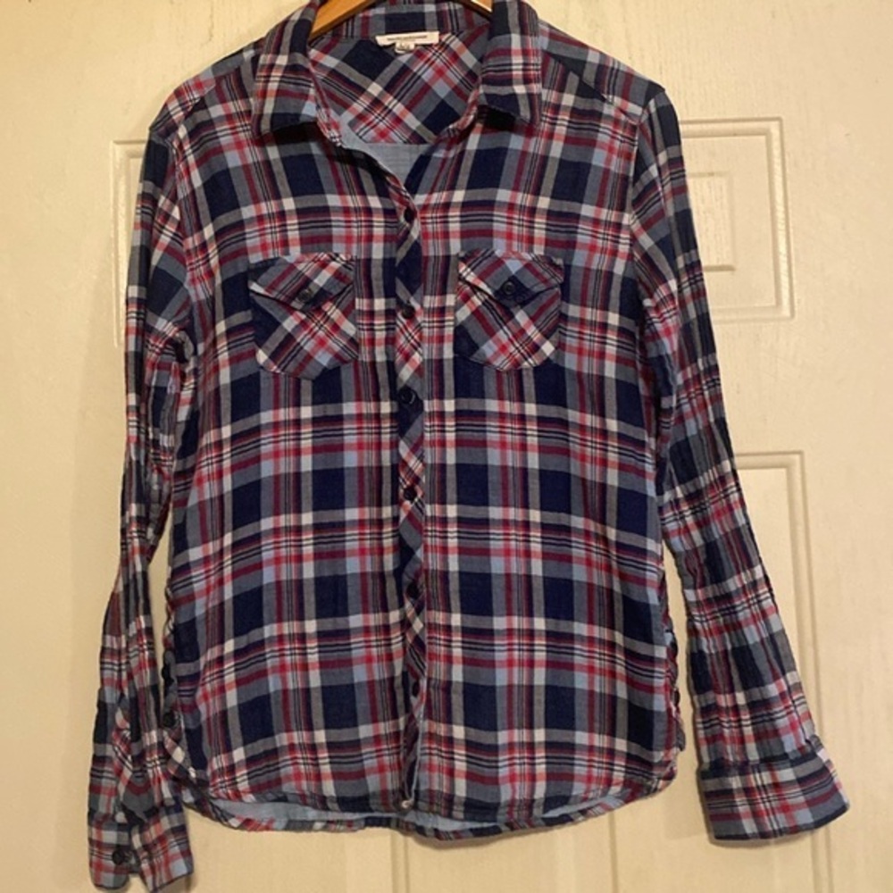 Beachlunchlounge Plaid Button Down Shirt